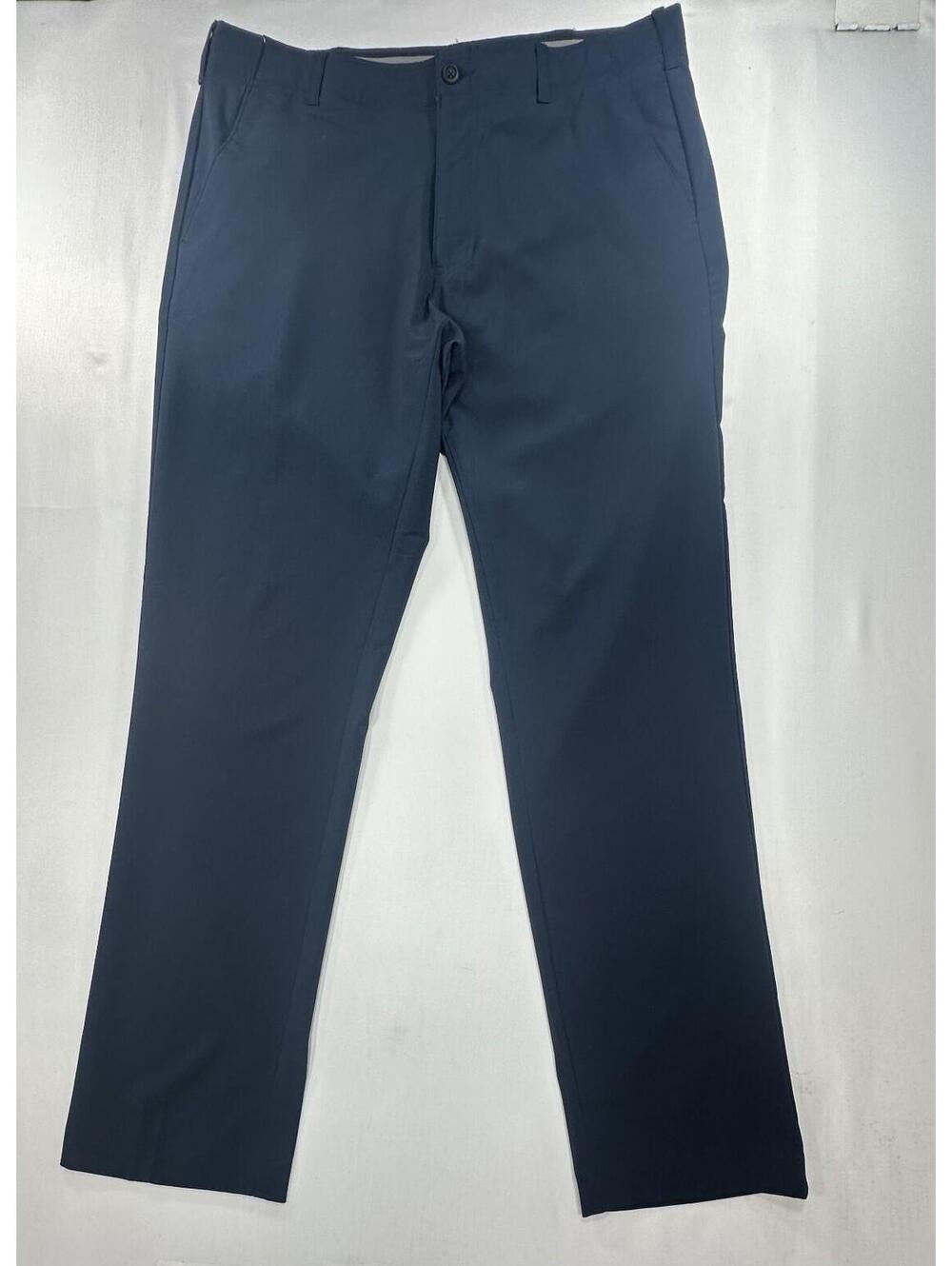Ben Hogan Straight Elastic Athletic Pants Blue Mens 34/32